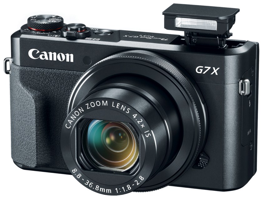 Цифрокомпакт Canon PowerShot G7 X Mark II с большой матрицей и новым процессором DIGIC 7