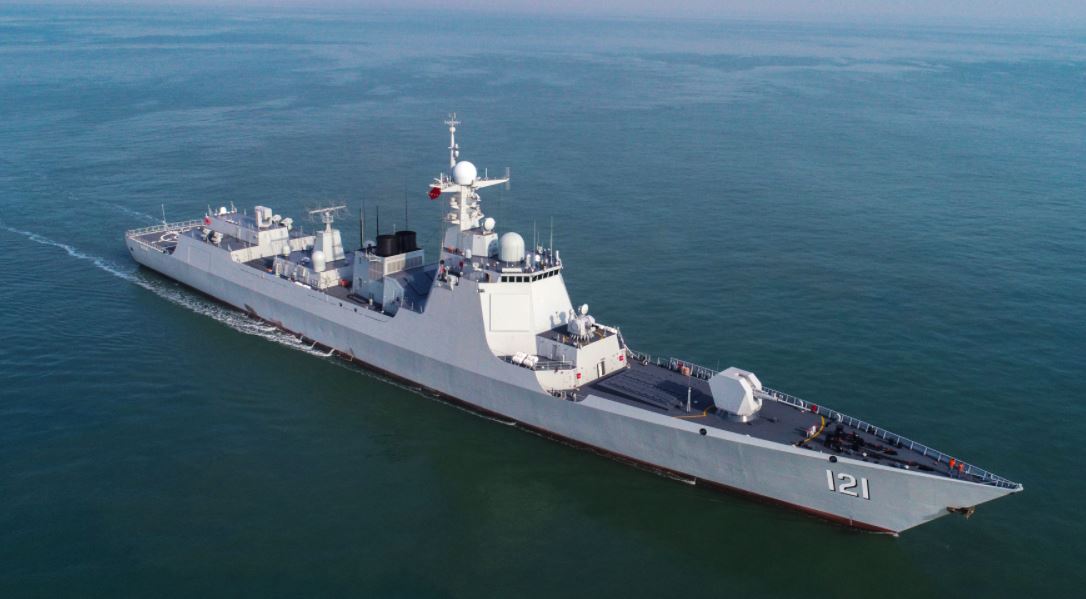 China simultaneously builds six Type 052D destroyers with guided tactical missiles and advanced radars