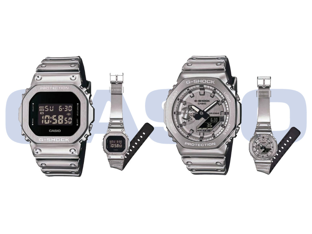 Casio може анонсувати нові металеві годинники G-Shock GM-2100YM-8A та GM-5600YM-8 з функціями Tough Solar та водонепроникністю