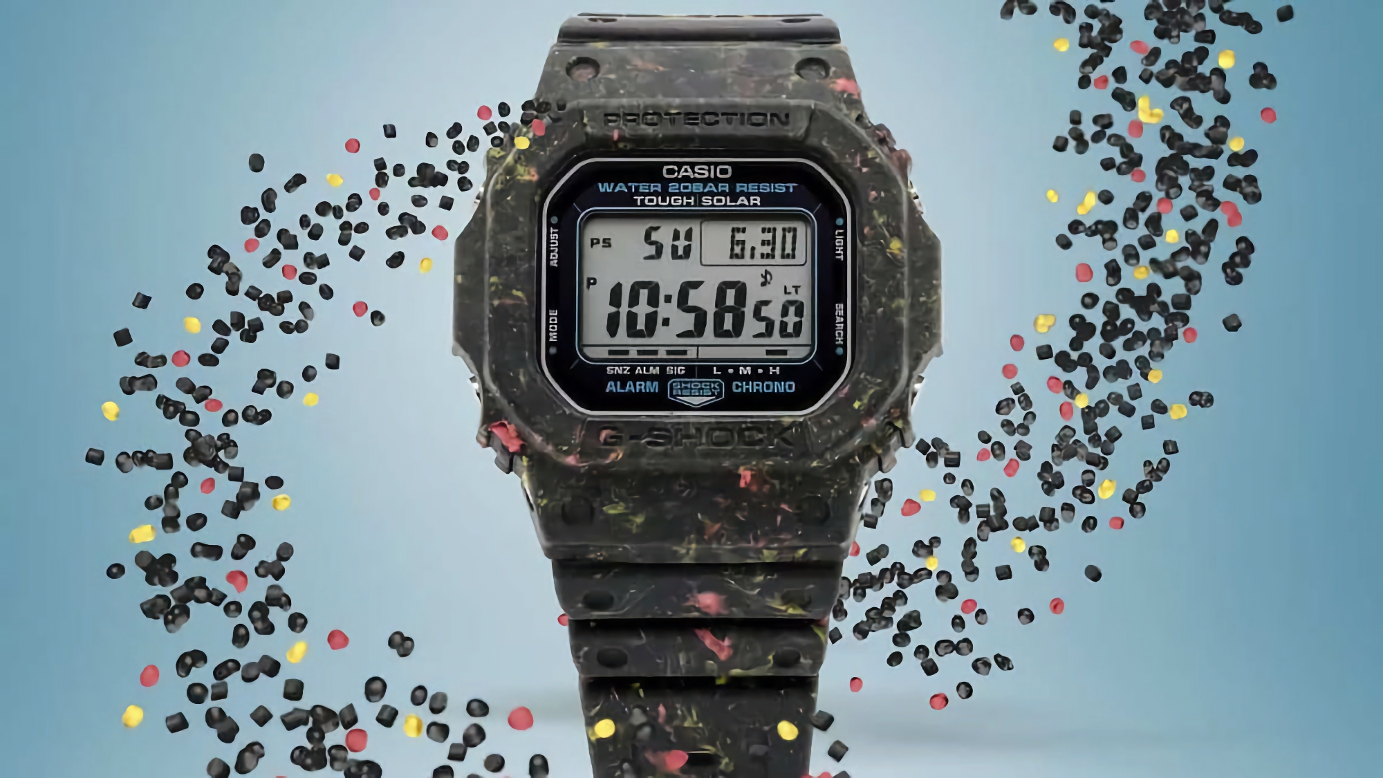 Casio представила G-5600BG-1: часы, которые сделаны из переработанных отходов за $199