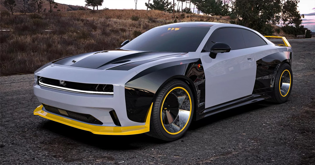 Электрический Dodge Charger Daytona получил первый комплект Widebody