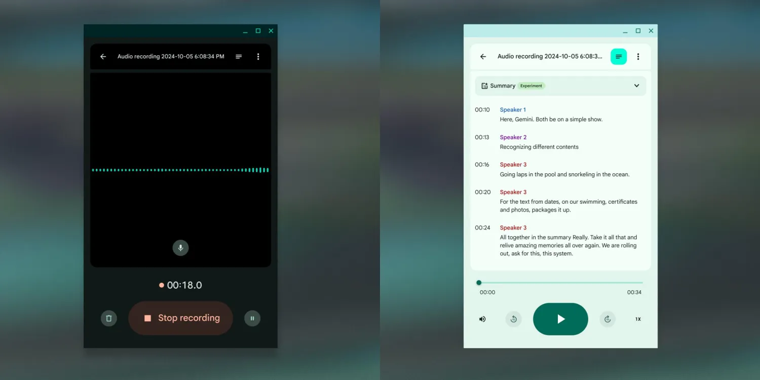 A new Recorder app for recording audio will appear on Chromebooks