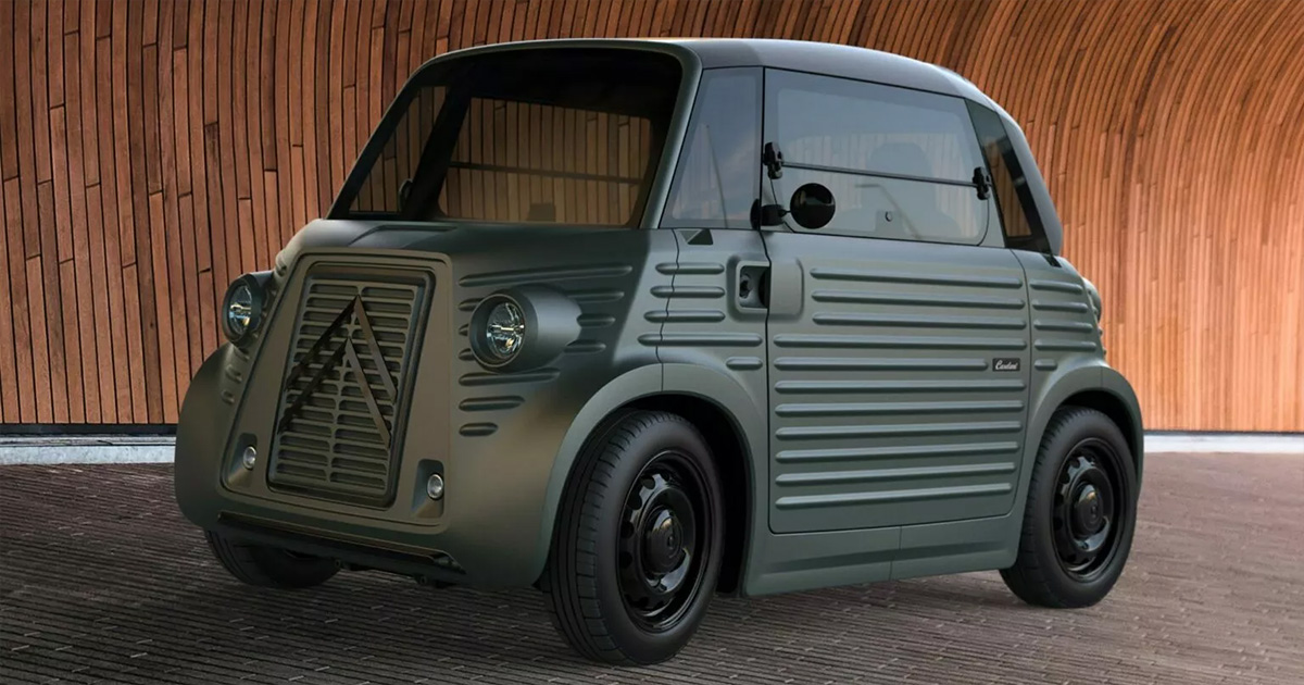 Ателье Caselani создало новый комплект для превращения Citroen Ami в Citroen HY 1947 года