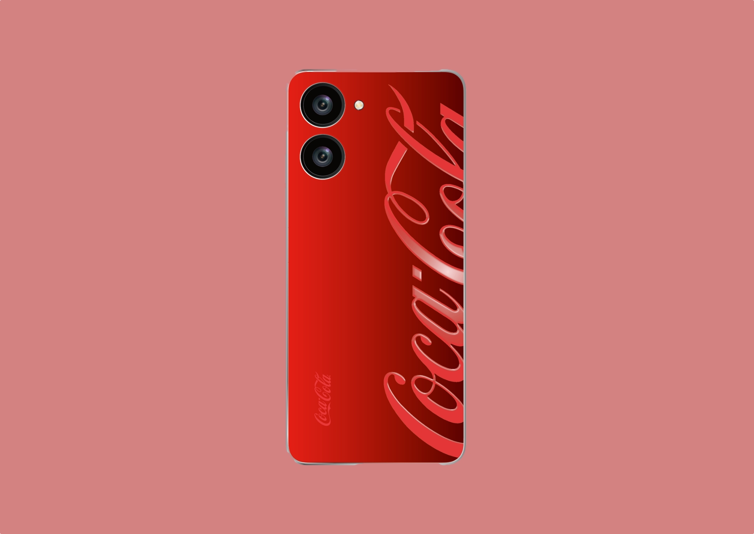Coca-Cola plans to announce a branded smartphone: here's how the novelty will look