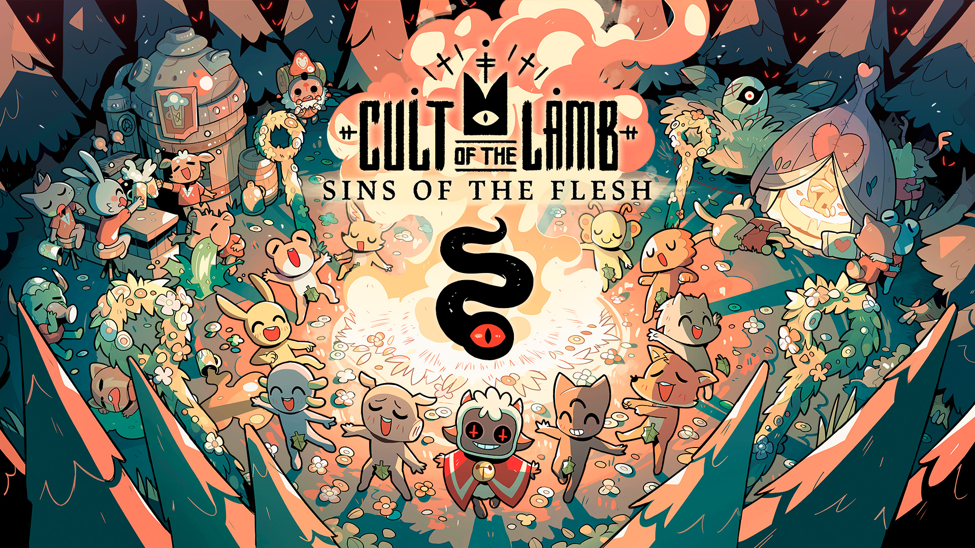 Розробники Cult of the Lamb розповіли про майбутнє оновлення Sins of the Flesh. Реліз 16-го січня