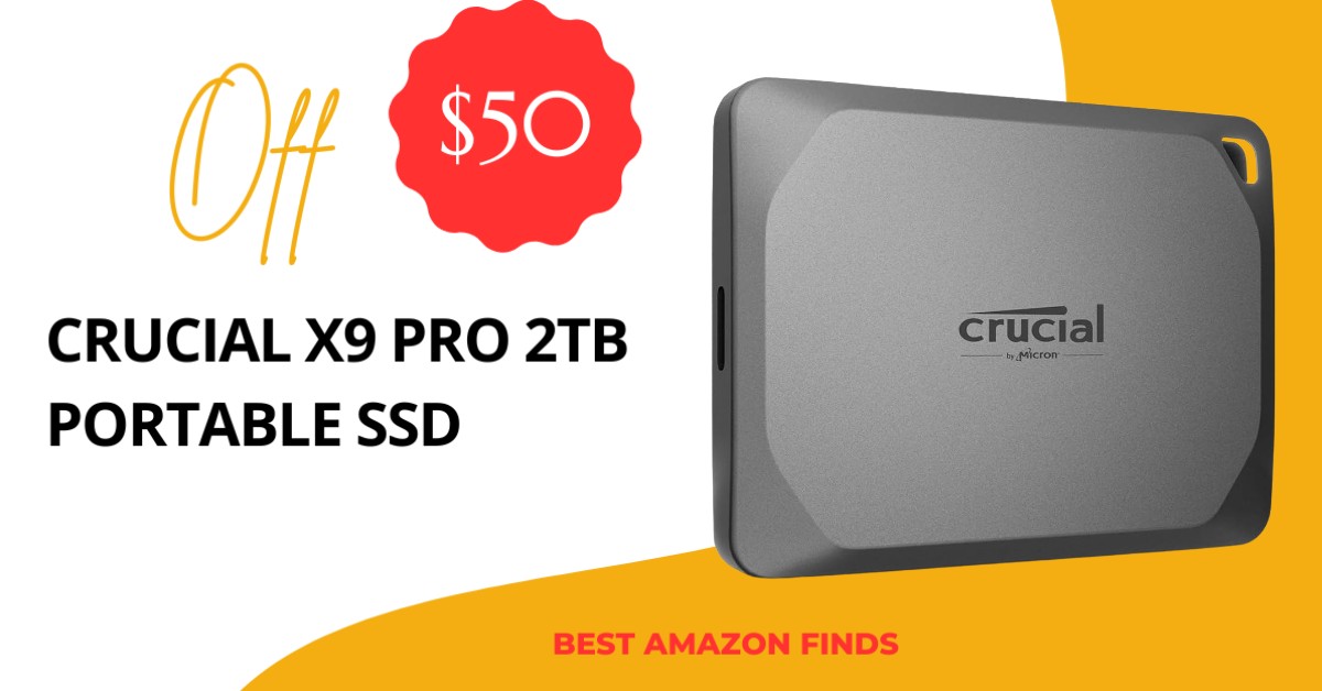 Crucial X9 Pro 2TB Portable SSD - Now $50 Off!