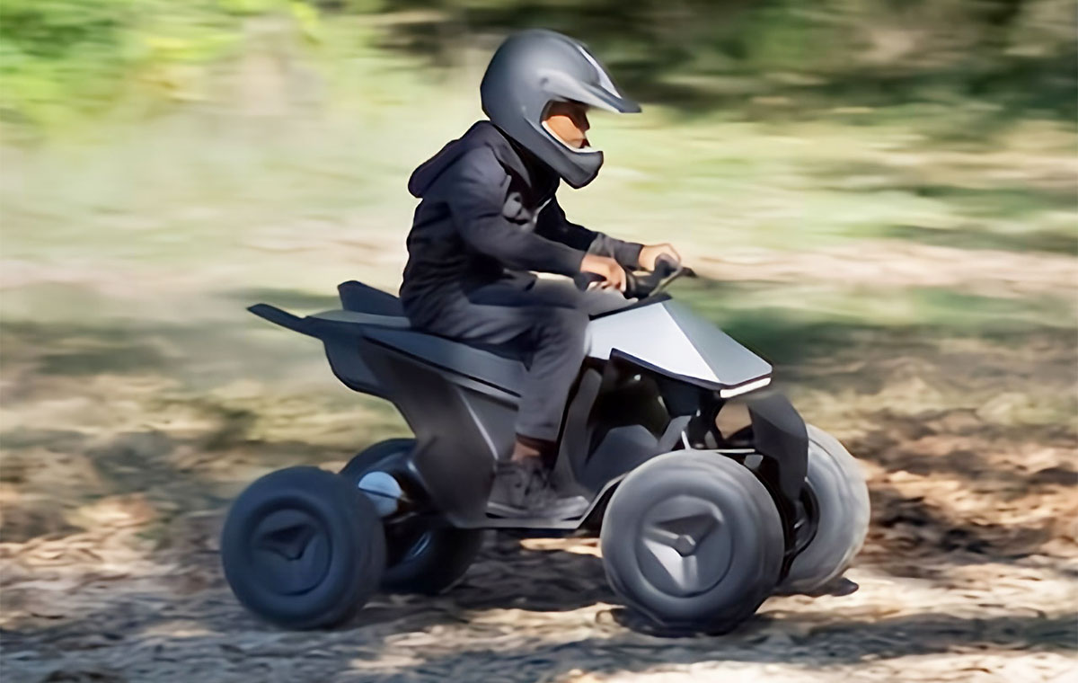 Tesla starter salget av Cyberquad for Kids-quadsykkel i Europa, forbudt i USA