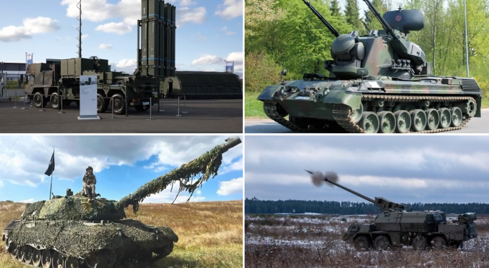 IRIS-T SLM SAMs, Leopard 1A5 stridsvogner, Marder BMPs og andre våpen: Tyskland har avslørt hva de planlegger å overføre til Ukraina i 2024 for 7,5 milliarder euro.