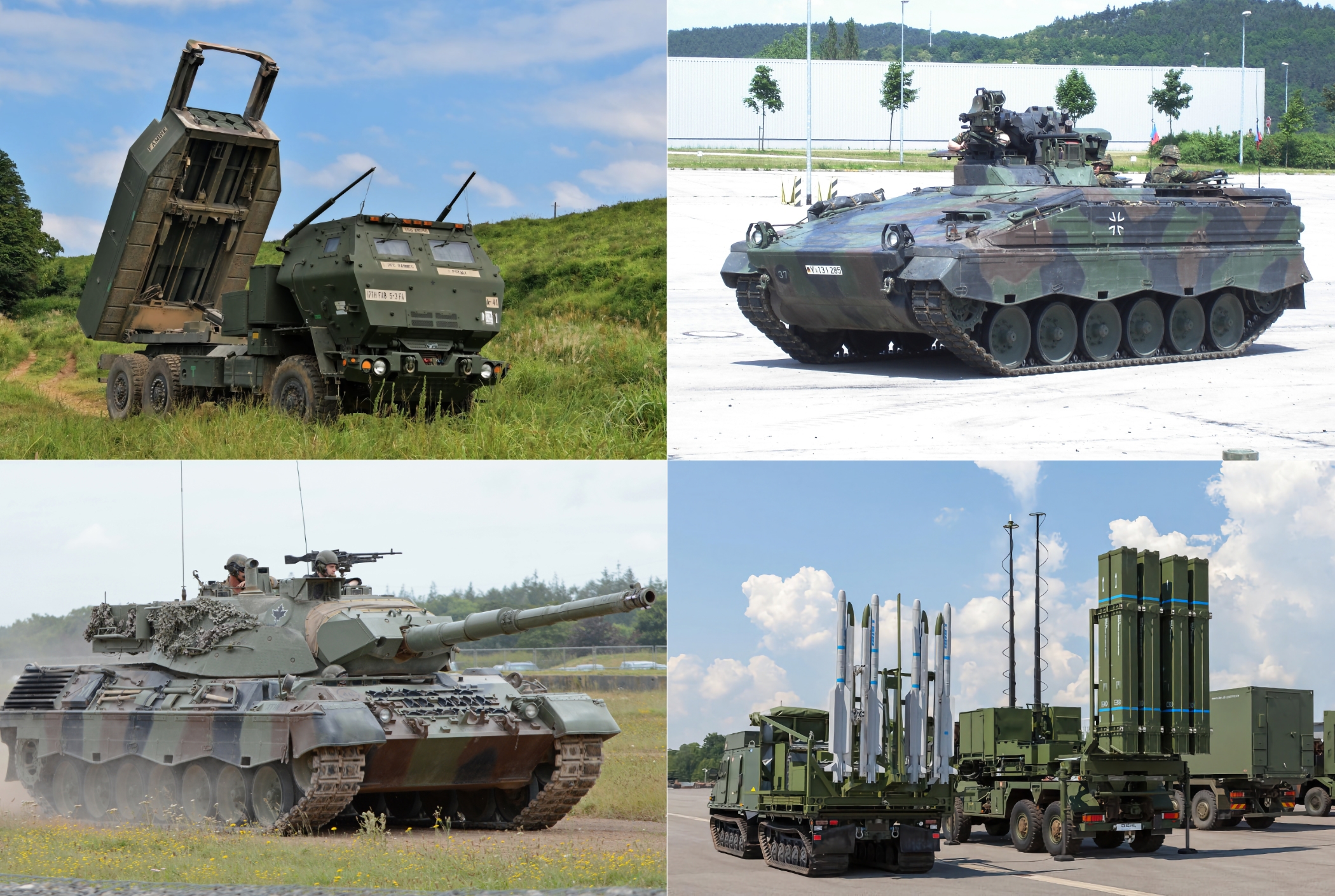 HIMARS, Marder 1A3, Leopard 1A5, IRIS-T SLM, IRIS-T SLS and WiSENT 1 MC: Germany has committed a large military aid package to Ukraine