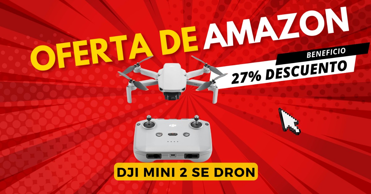 ¡Despegue en ahorros! DJI Mini 2 SE ahora con un descuento impresionante