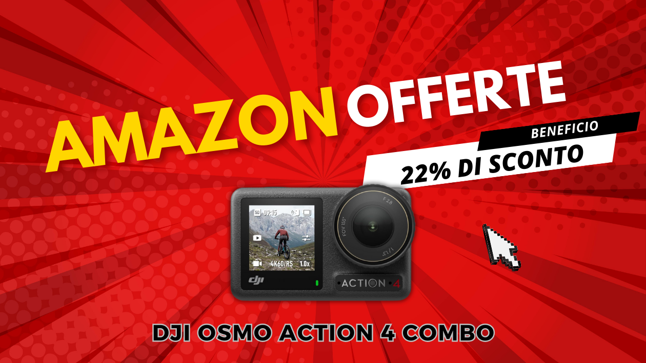 DJI Osmo Action 4 Combo – Risparmia 60€ Oggi!