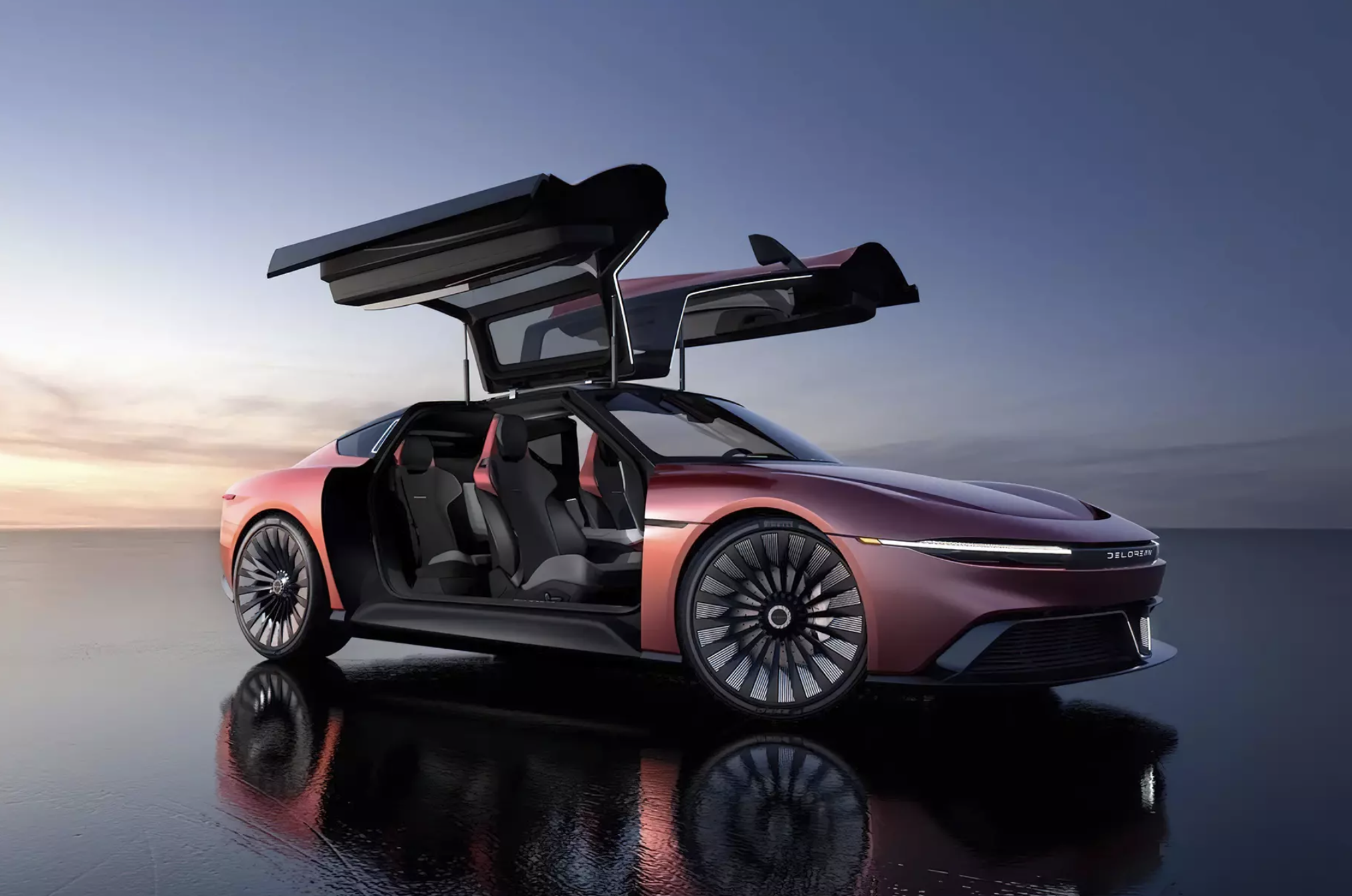 DeLorean de "Retour vers le futur" a reçu une nouvelle version: c'est maintenant une voiture électrique avec une autonomie allant jusqu'à 482 km et une accélération à "des centaines" en 3,4 secondes