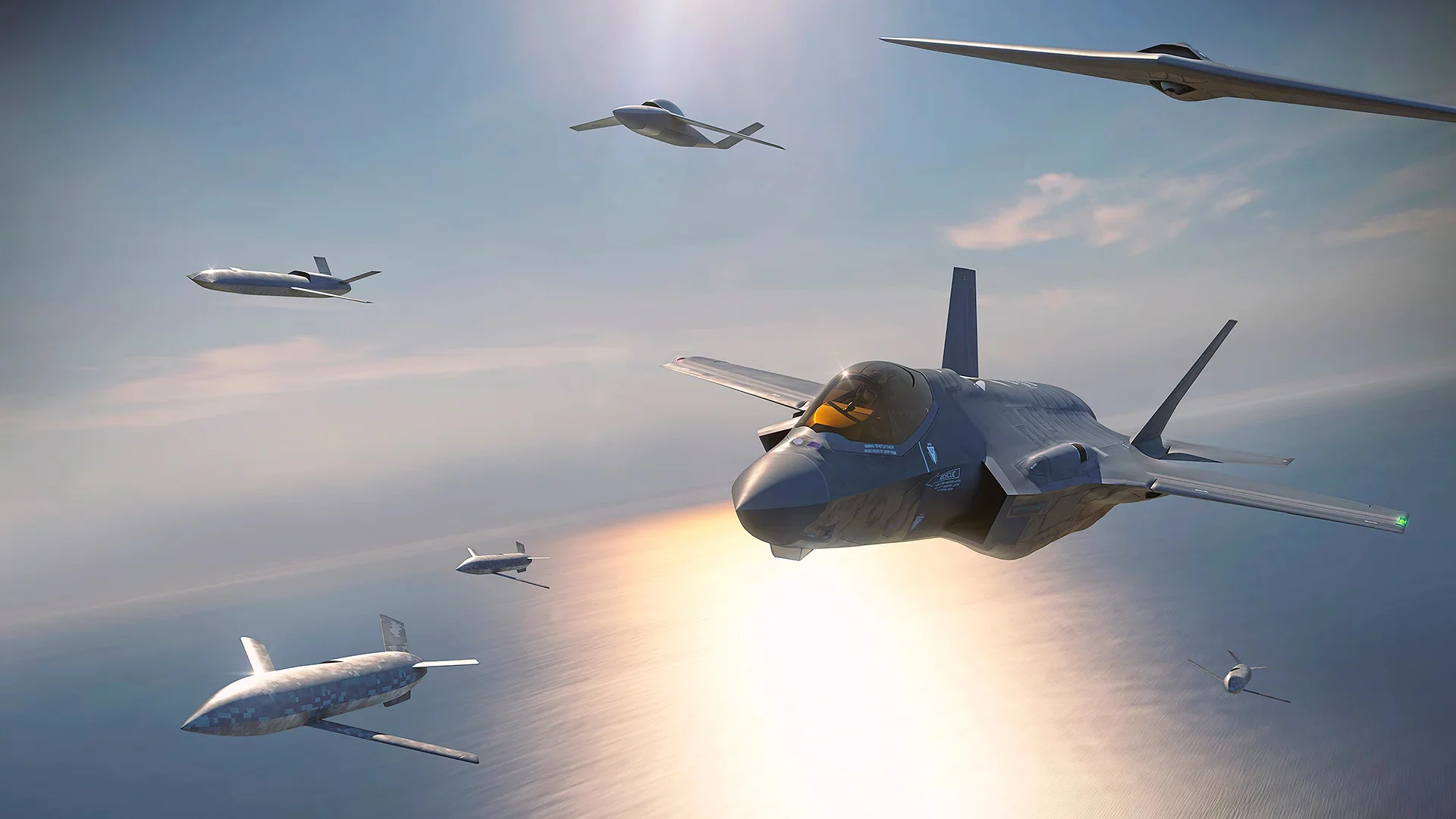 Las Fuerzas Aéreas de EE.UU. iniciarán en cinco años la producción de aviones no tripulados CCA para cazas de quinta y sexta generación - el programa recibirá hasta 5.800 millones de dólares