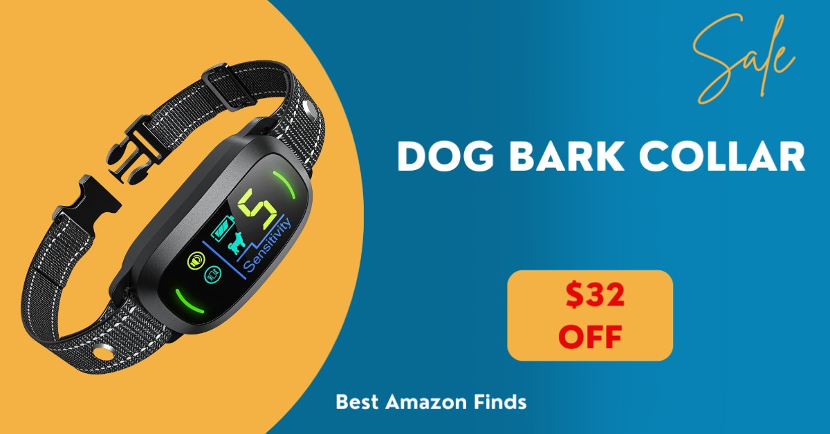 Dog Bark Collar FAFAFROG with a $32 Discount! Don't miss it!