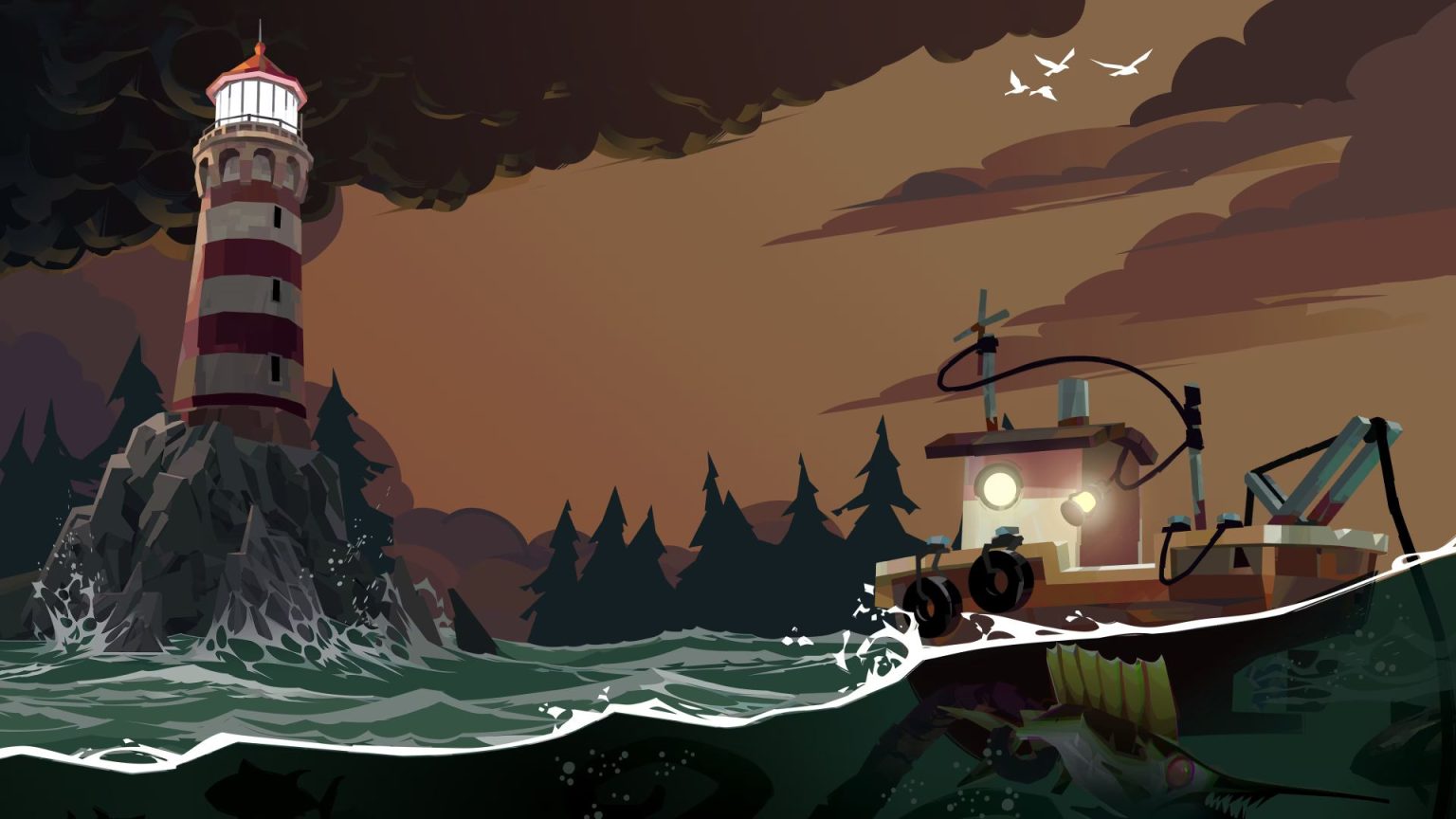 La deuxième mise à jour majeure du jeu de pêche Dredge a été publiée avec un mode photo et d'autres innovations.