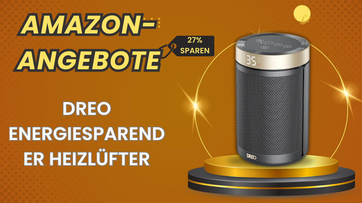 Dreo Heizlüfter mit 1500W – Jetzt 14€ günstiger!