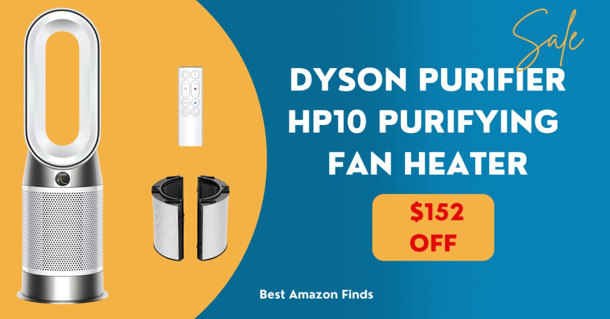 Dyson Purifier HP10 Purifying Fan Heater with a $152 Discount NOW!