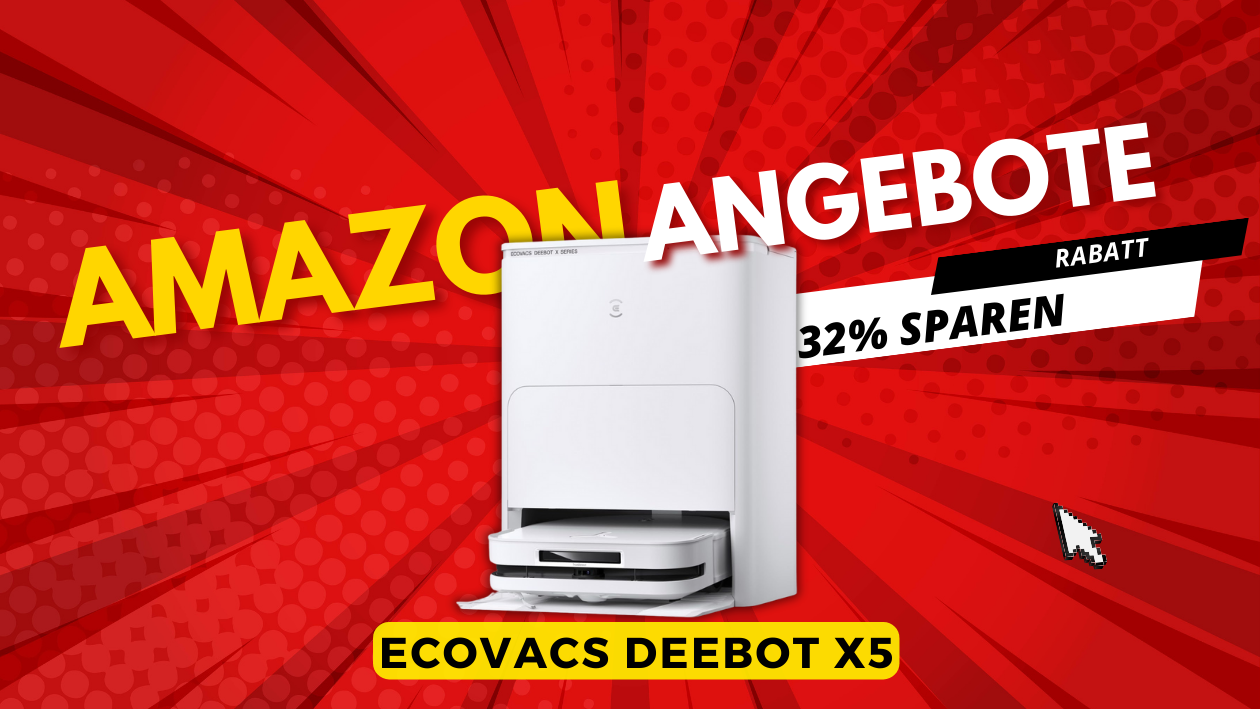 Sichern Sie sich exklusive Rabatte auf den ECOVACS DEEBOT X5!