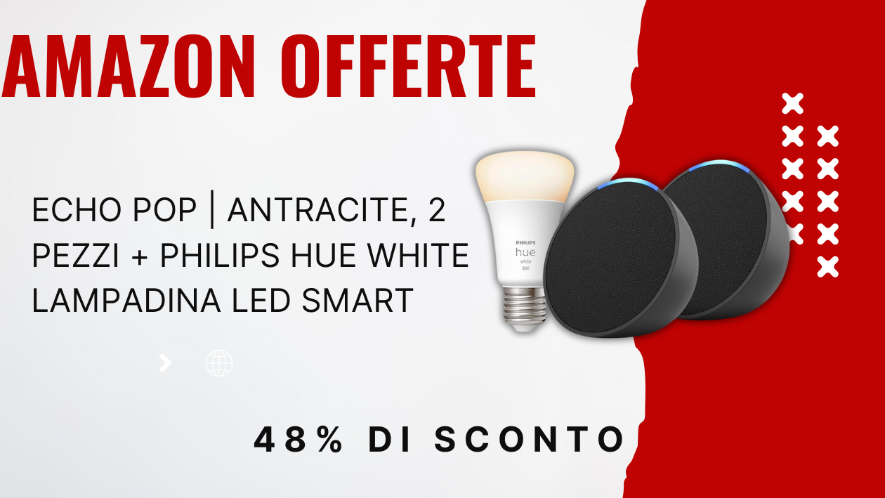 Echo Pop con Philips Hue: Kit Casa Smart con 48% di Sconto!