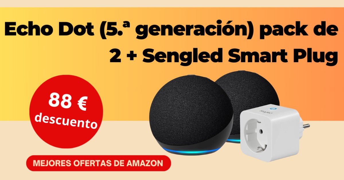 ¡Echo Dot (5ª generación) con un descuento de 88€!