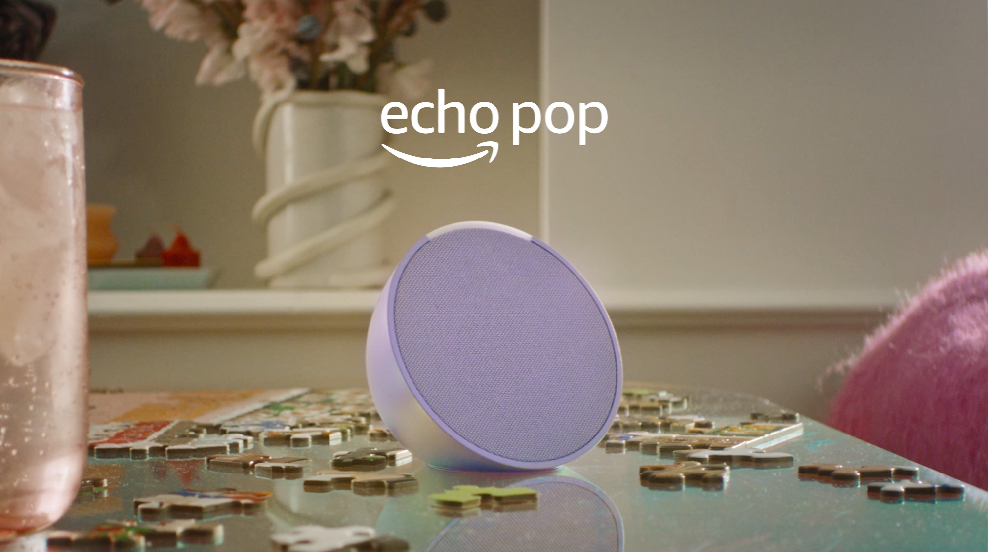 Echo Pop Smart Speaker - Lavender