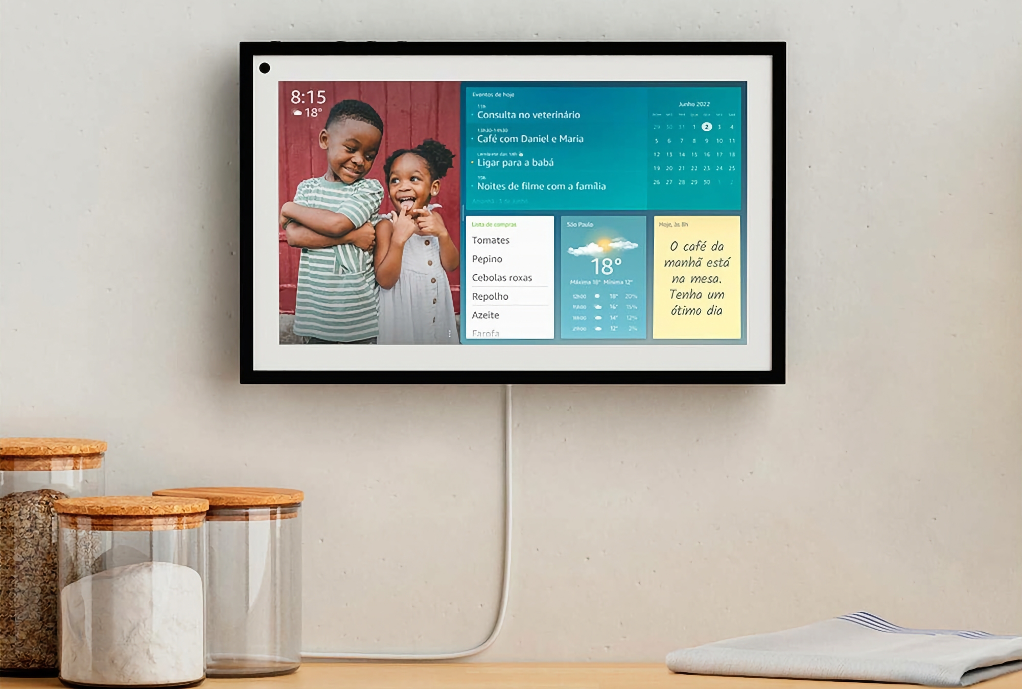 Amazon is selling the Echo Show 15 smart display with a 15.6" screen and Alexa voice assistant for $80 off