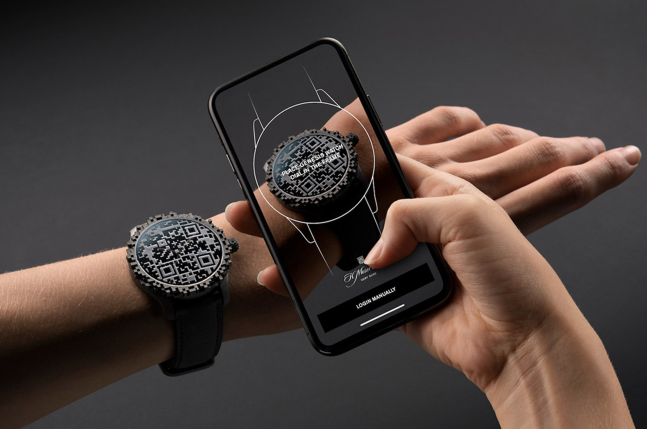 H. Moser & Cie has presented a unique watch with a QR-code on the dial and its own metaworld for $29,000