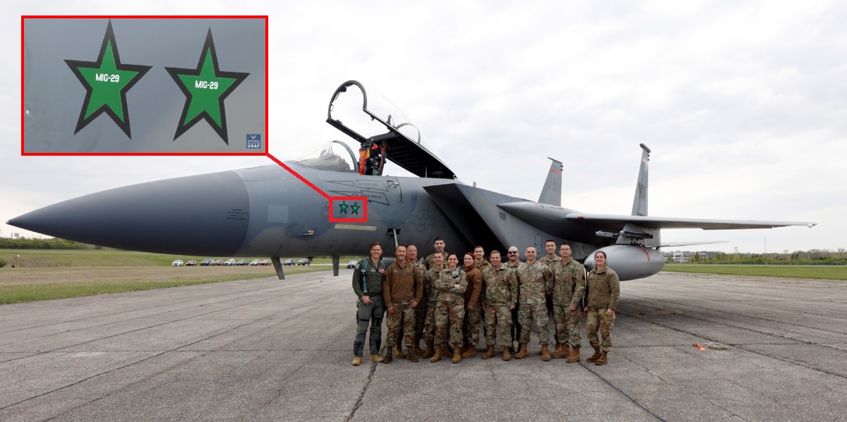 Die US-Luftwaffe schickte den einzigen F-15C Eagle-Jäger in ein Museum, der in einem einzigen Gefecht zwei russische MiG-29 zerstörte