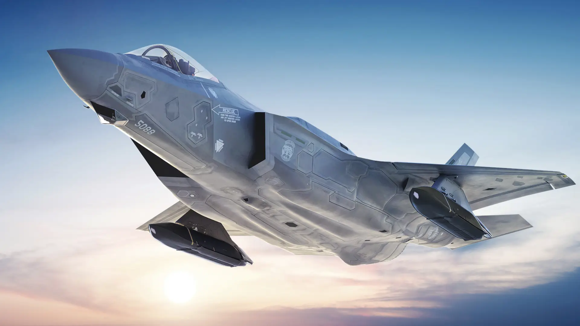 La Marina estadounidense armará los cazas F-35 Lightning II con misiles avanzados AGM-158 JASSM con un alcance de lanzamiento de más de 370 kilómetros