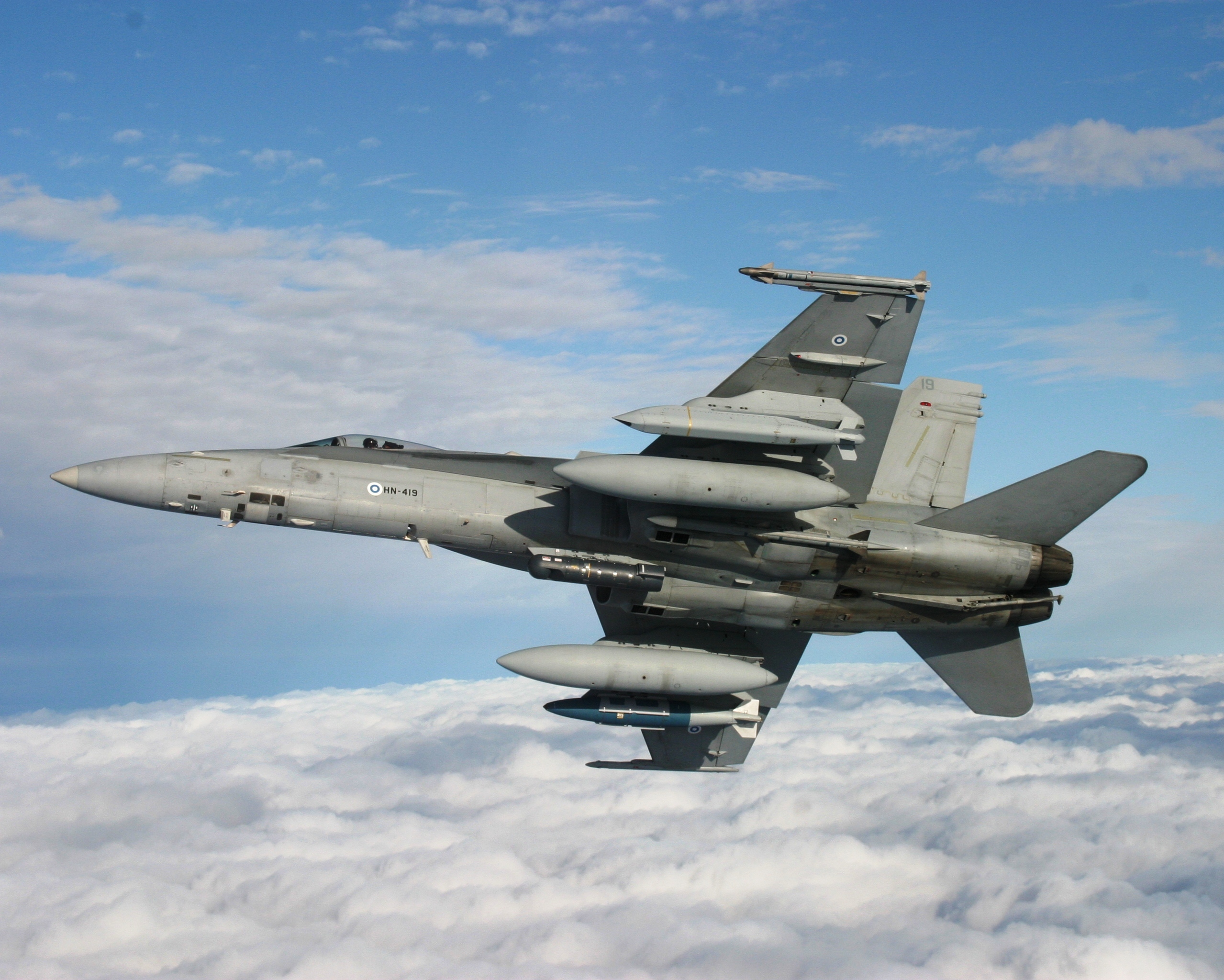 Ucrania solicita a Finlandia cazas F/A-18 Hornet
