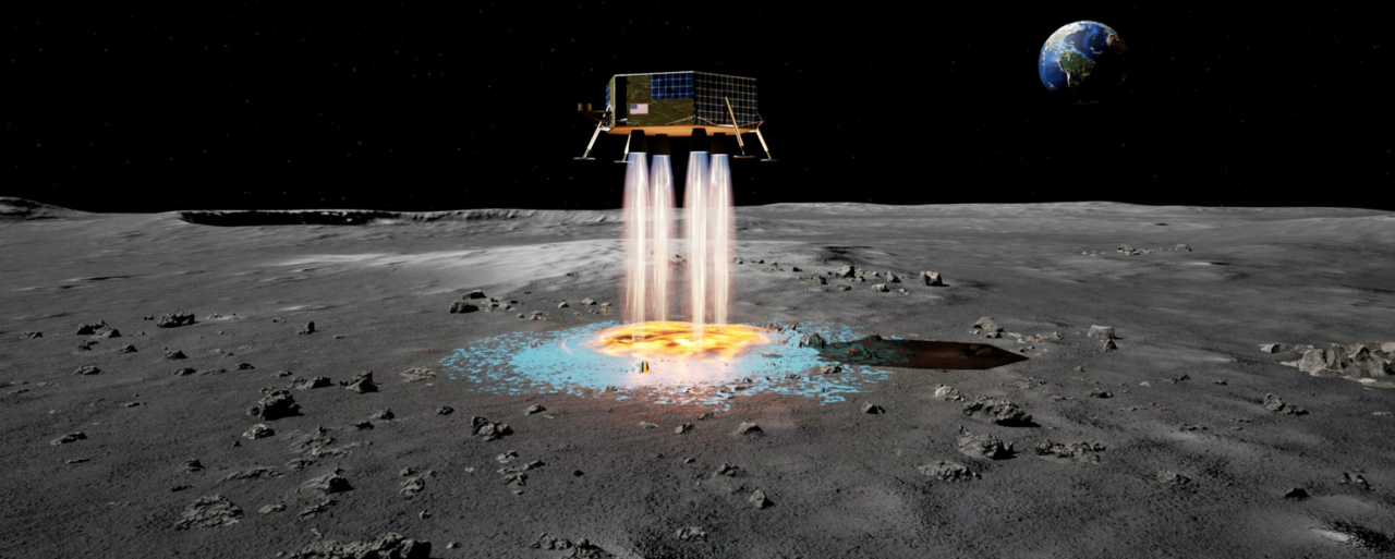 Mit dem FAST-System können Mondrover vor der Landung ihre eigenen Landeplätze anlegen