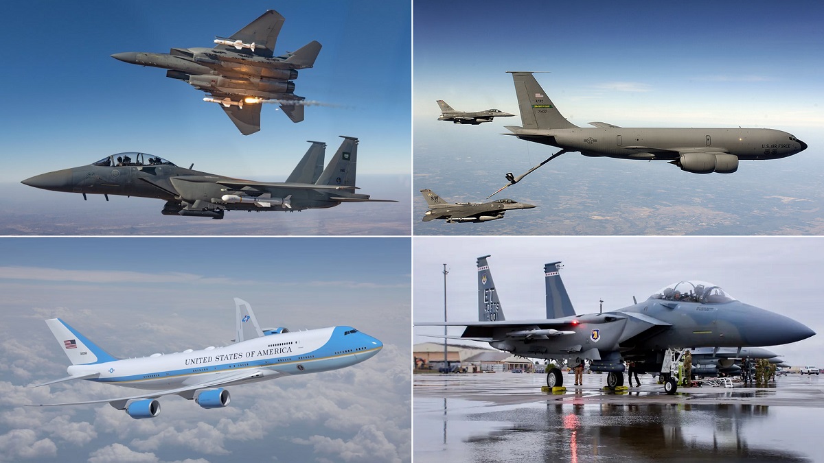 The US Air Force will be unable to receive upgraded F-15EX fighters, Air Force One presidential jet and K-46A air tankers on time