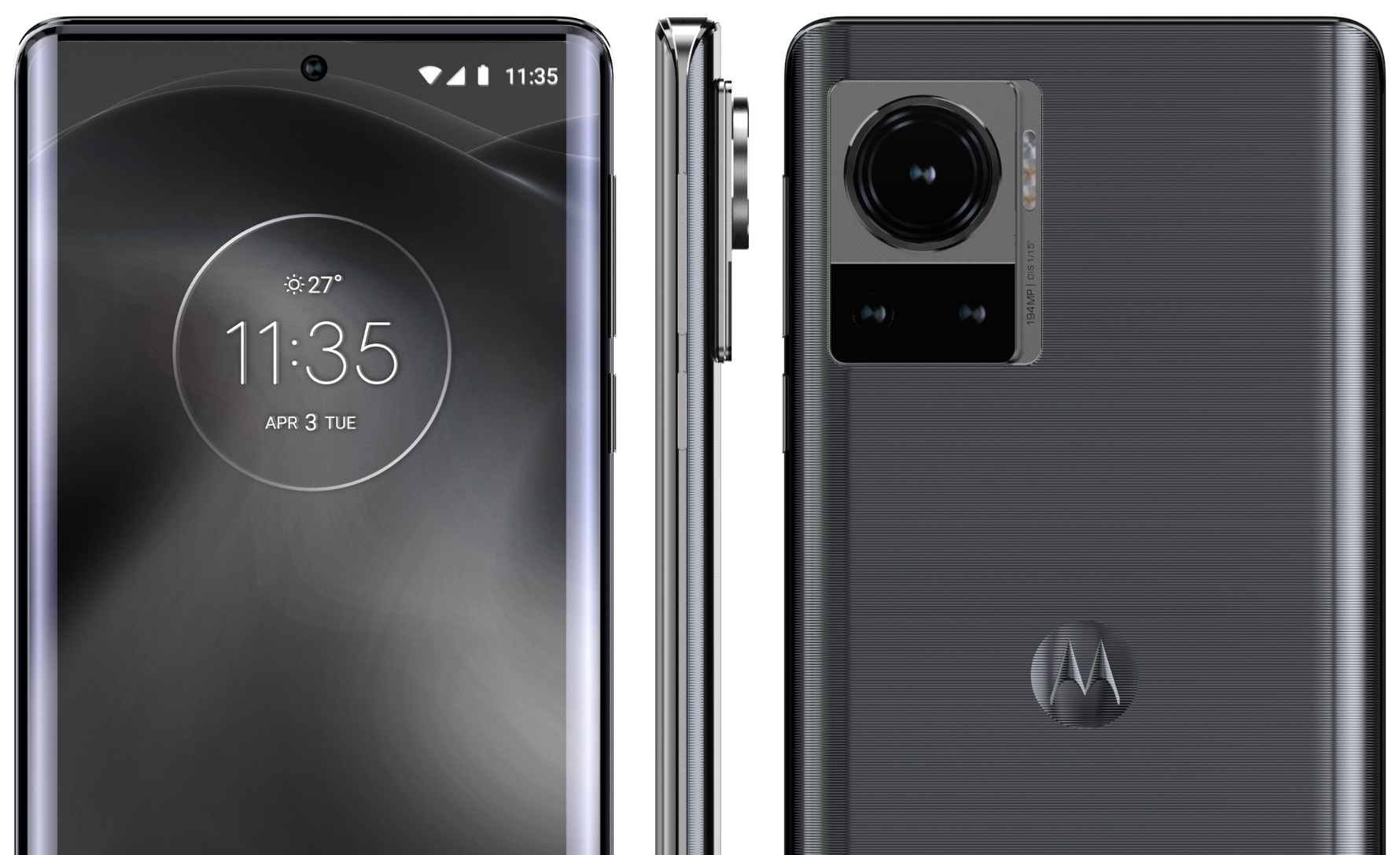 This is what the flagship Motorola Frontier will look like with a 194-megapixel camera and Snapdragon 8 Gen1 Plus