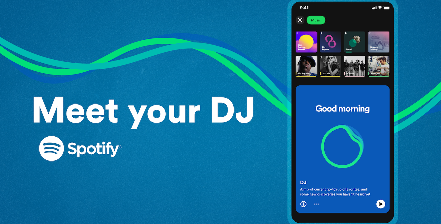 Spotify hat einen AI-gesteuerten virtuellen DJ in den USA und Kanada