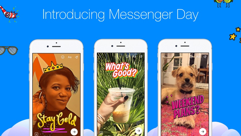 Facebook Messenger получил аналог самоуничтожающихся историй с названием «Мой день» 