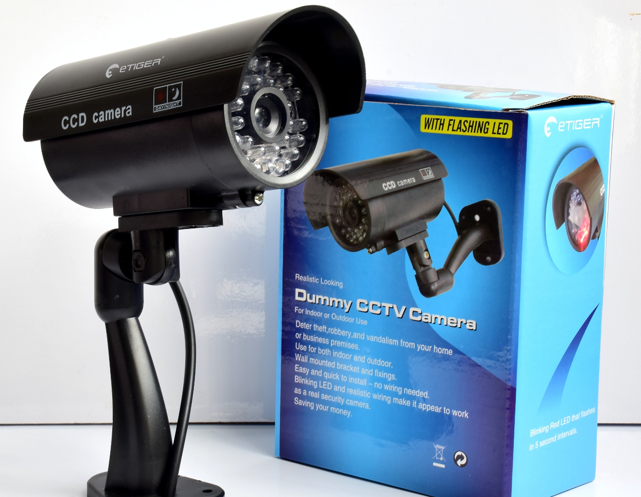 Ochrona pasywna: fałszywa kamera monitorująca za 8 USD