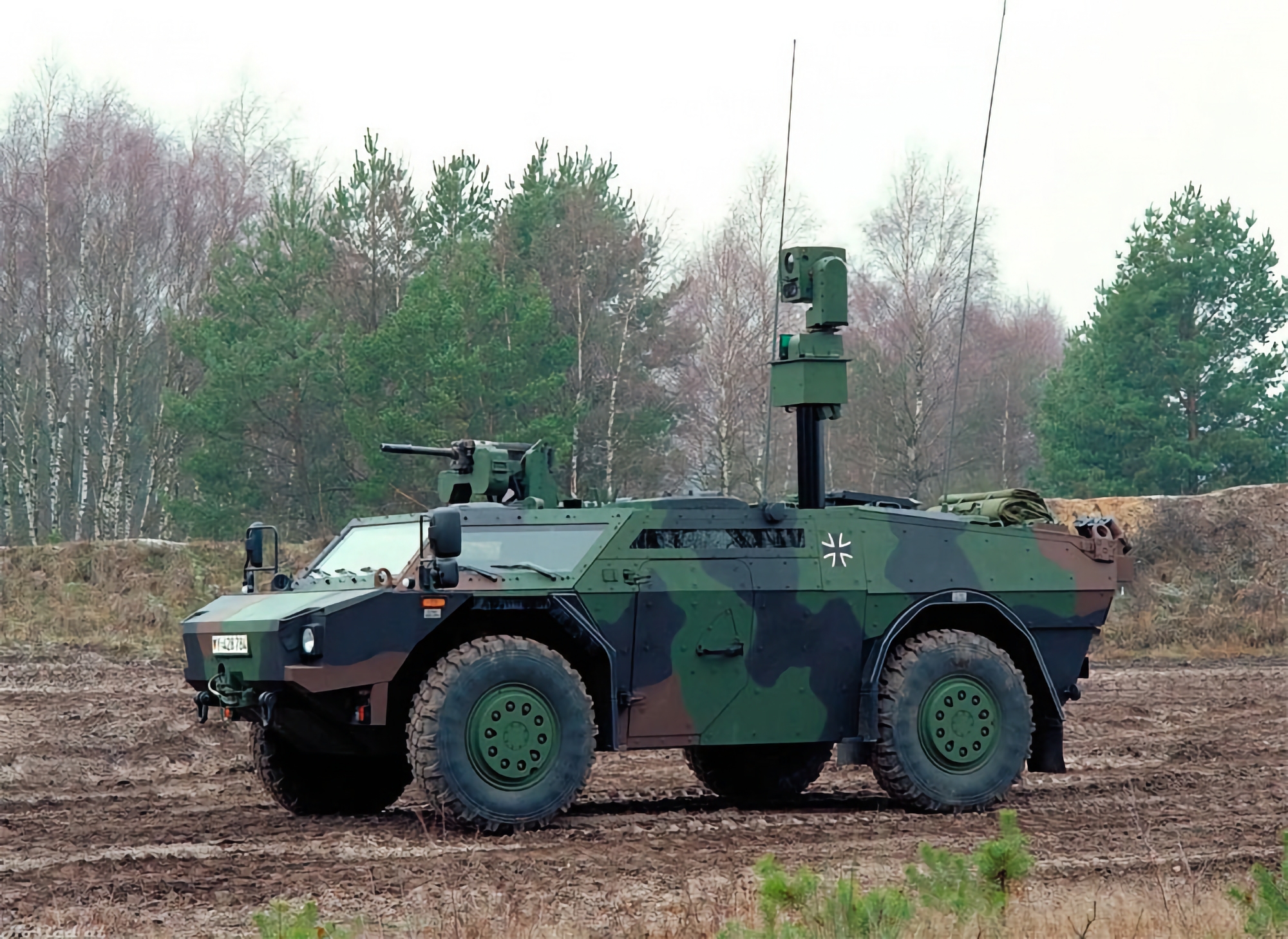 Die AFU setzt an der Front gepanzerte Aufklärungsfahrzeuge vom Typ Fennek ein