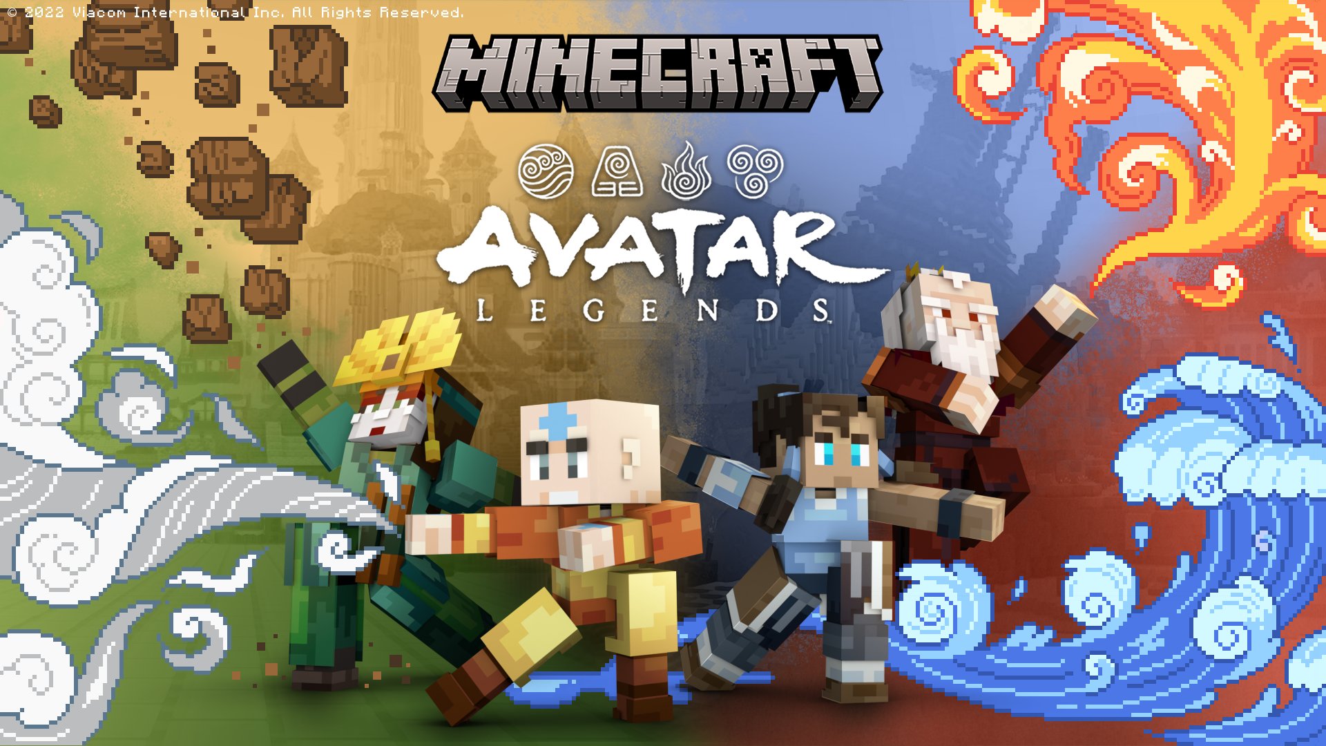 Minecraft recibirá DLC sobre el Avatar Aang en diciembre