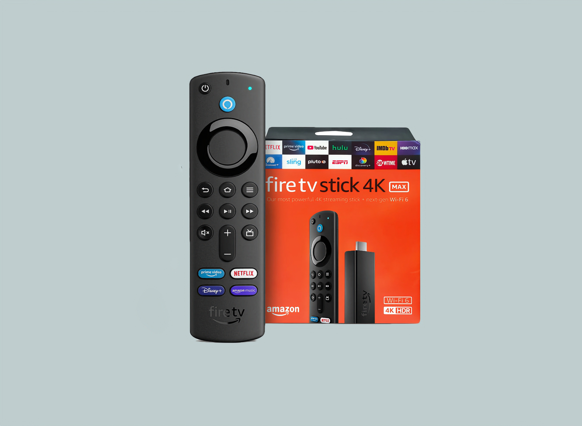 Amazon Fire TV Stick 4K Max with Alexa and Wi-Fi 6 available for