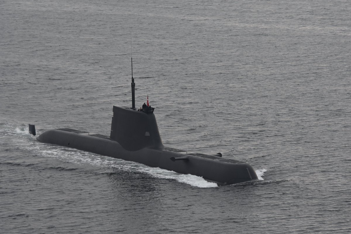 Die Türkei beginnt mit der Probefahrt des ersten U-Boots der Reis-Klasse, das schwimmen kann, ohne aufzutauchen