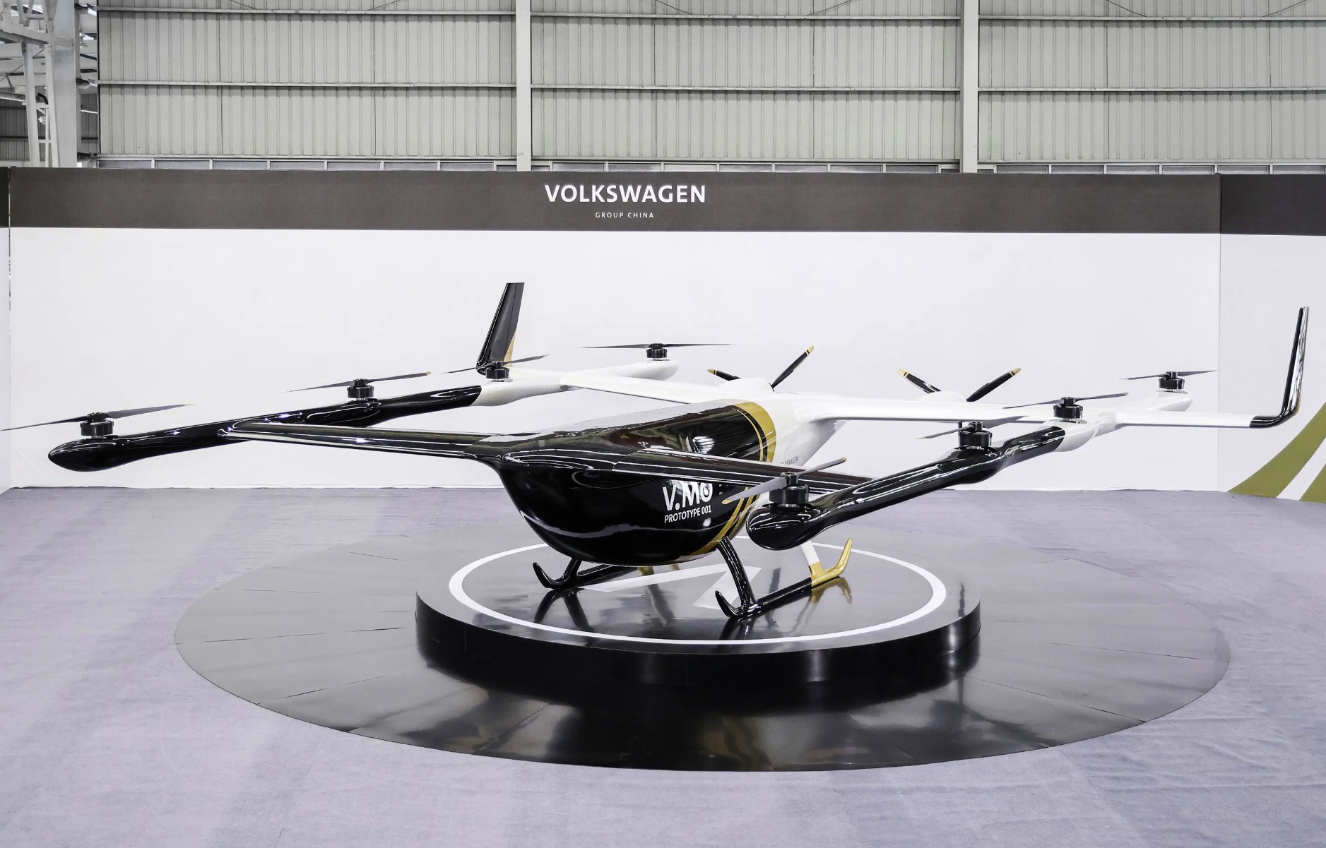 Volkswagen Group China ha annunciato il proprio eVTOL chiamato "Flying Tiger" V.MO