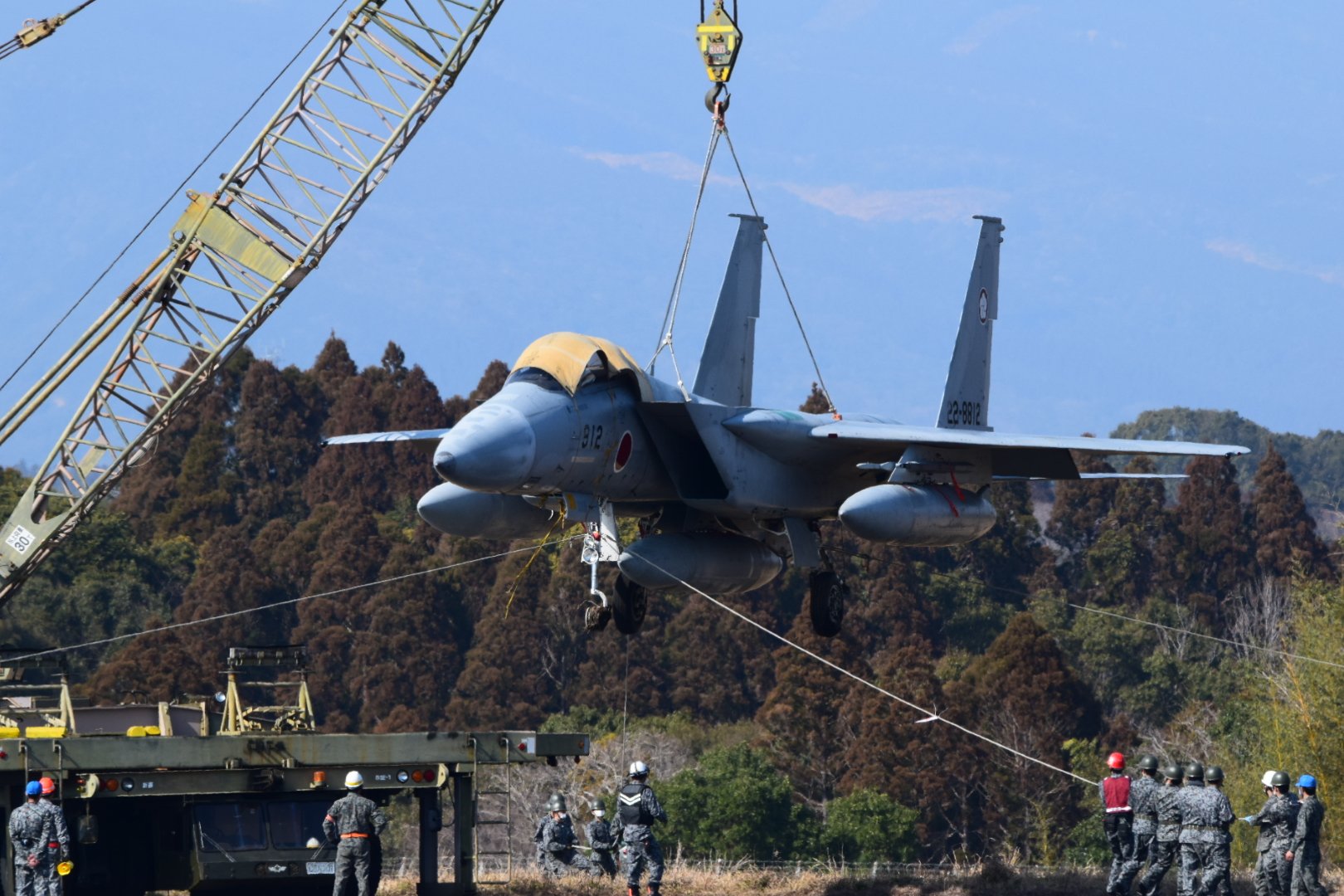 Aircraft revolt: Japanese F-15J fighter wanted to flee an airbase during an alert