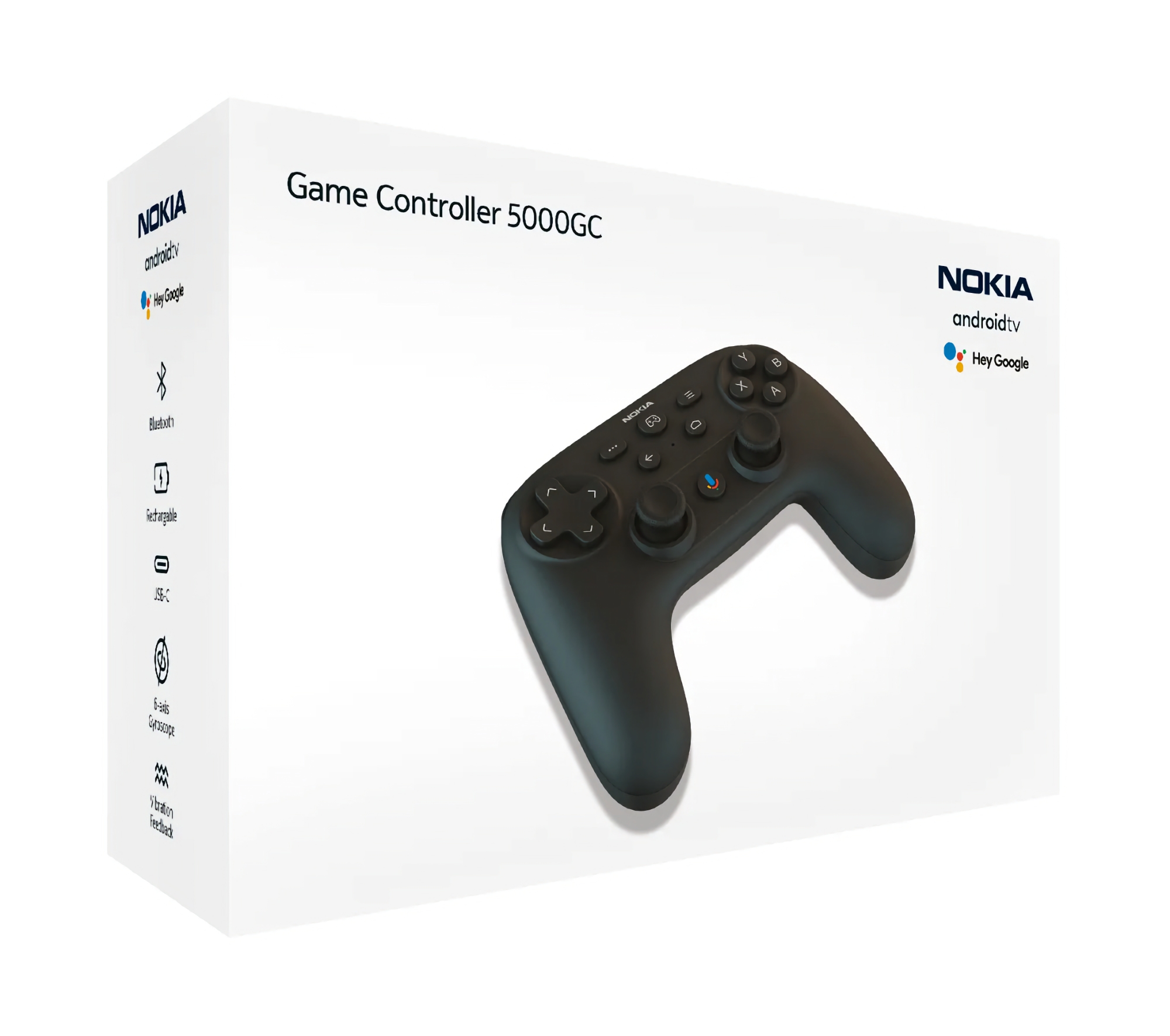 StreamView prepares Nokia Game Controller 5000GC with Google Assistant button, USB-C port and up to 14 hours of battery life