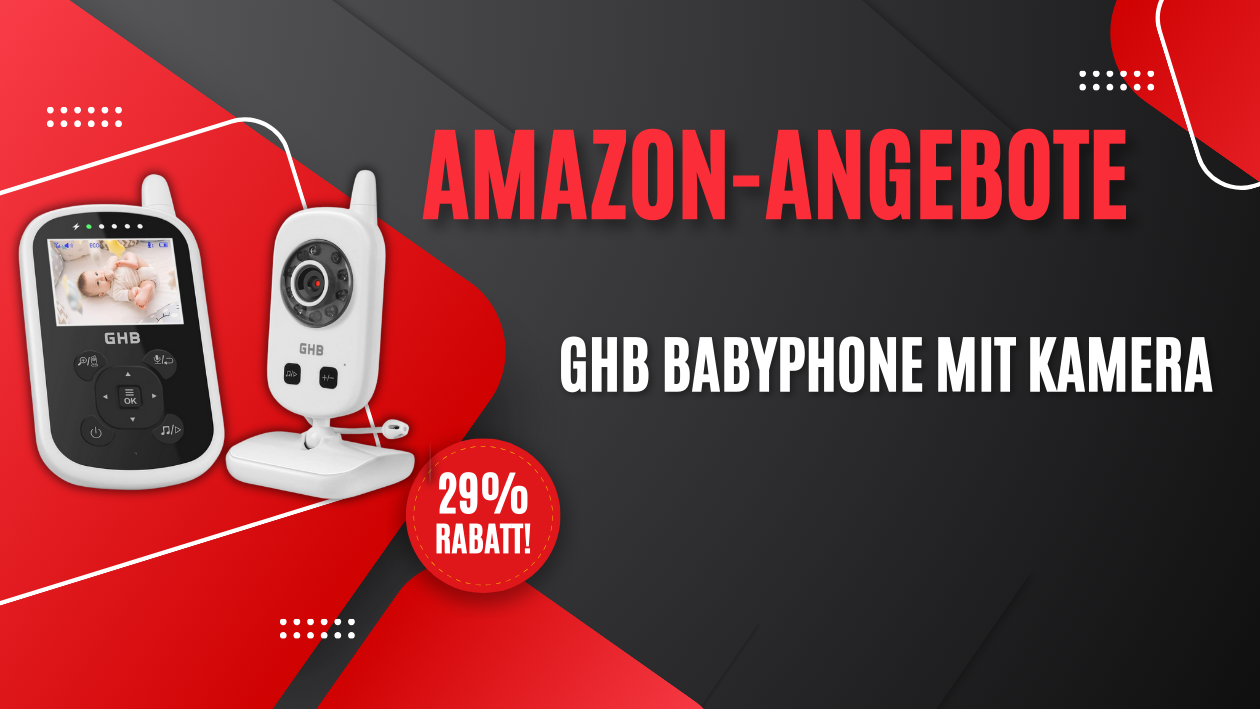 GHB Babyphone UU24: Sichere Babyüberwachung - Jetzt 20€ reduziert!