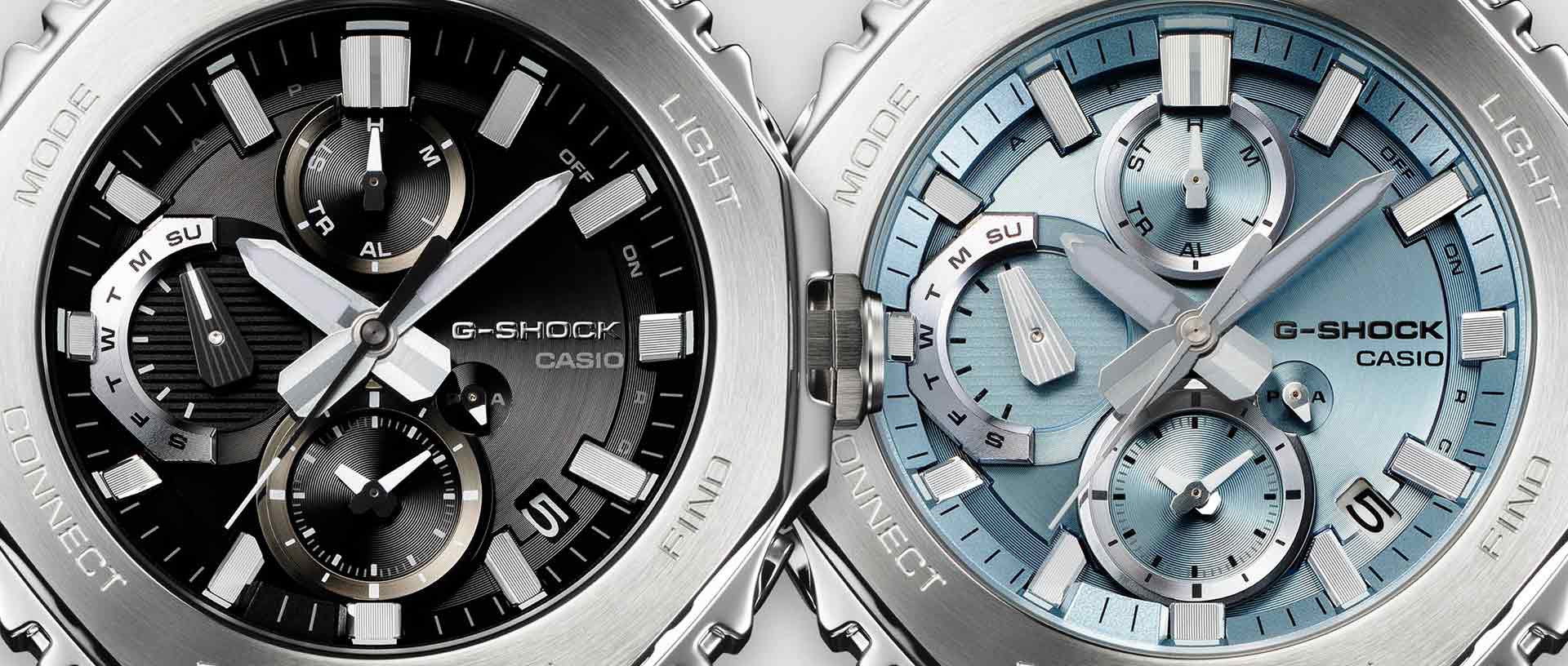 Casio presenterer G-SHOCK GMC-B2100 metallklokke med solcellepanel