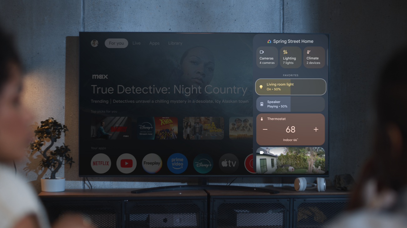 La nuova home bar di Google TV è ora disponibile per un'ampia gamma di TV