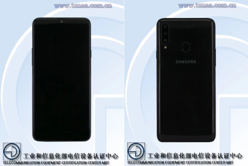 Характеристики Samsung Galaxy A20s потрапили у мережу: потрійна камера, чіп Exynos 7884 та екран Infinity-V