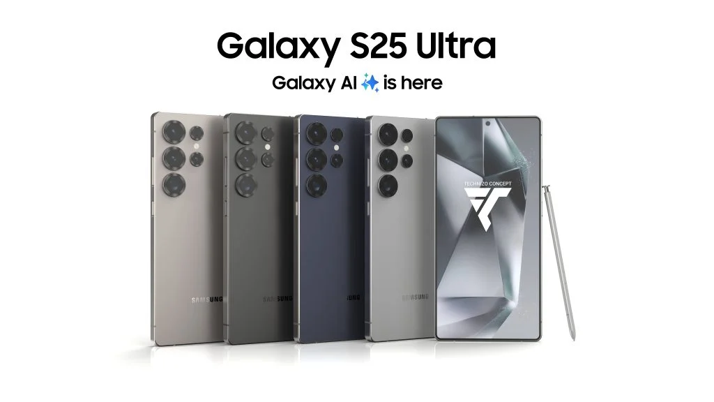 Galaxy S25 Ultra renders: new design and colour variants of the flagship