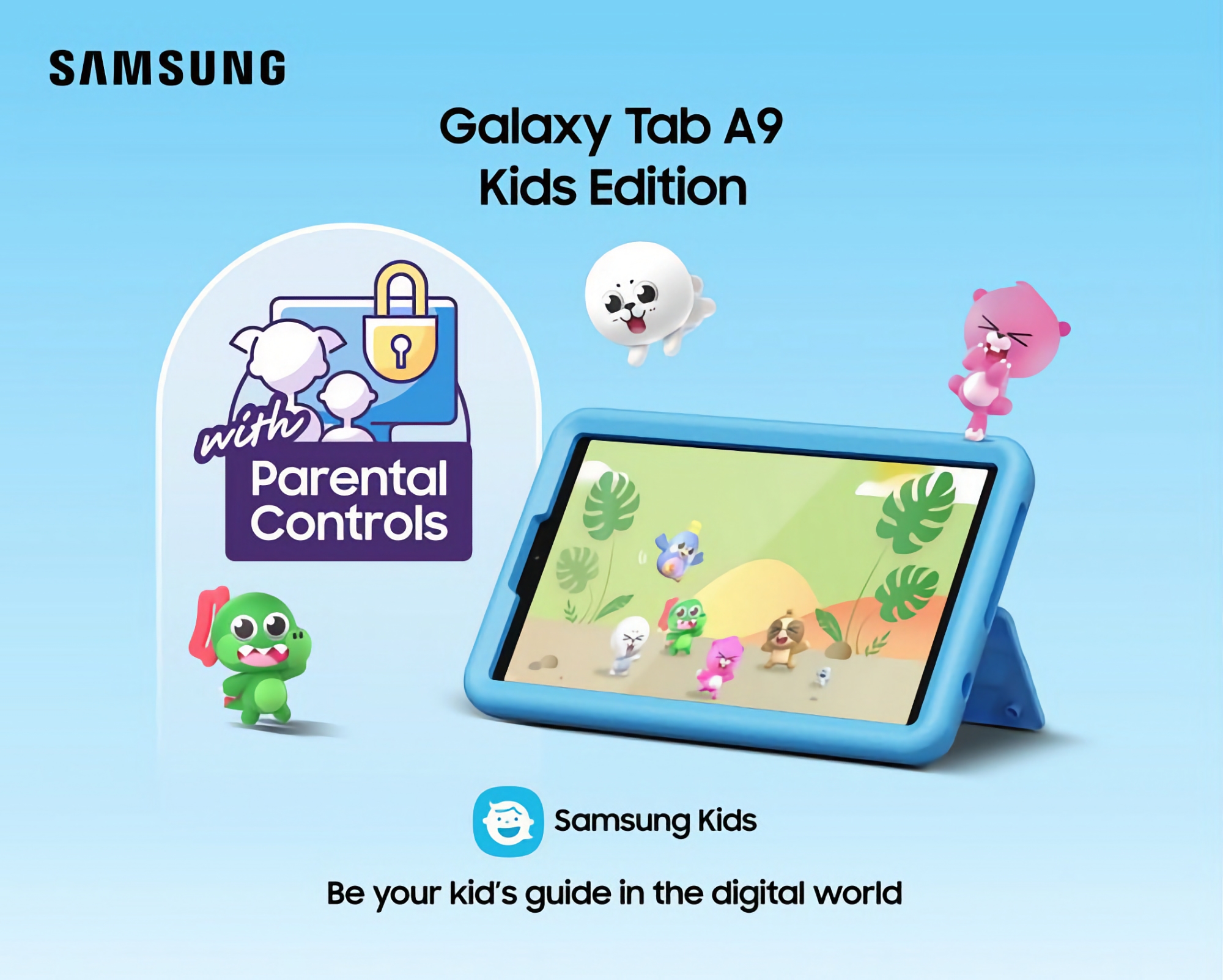 Samsung ha presentato una versione speciale del Galaxy Tab A9 per i bambini