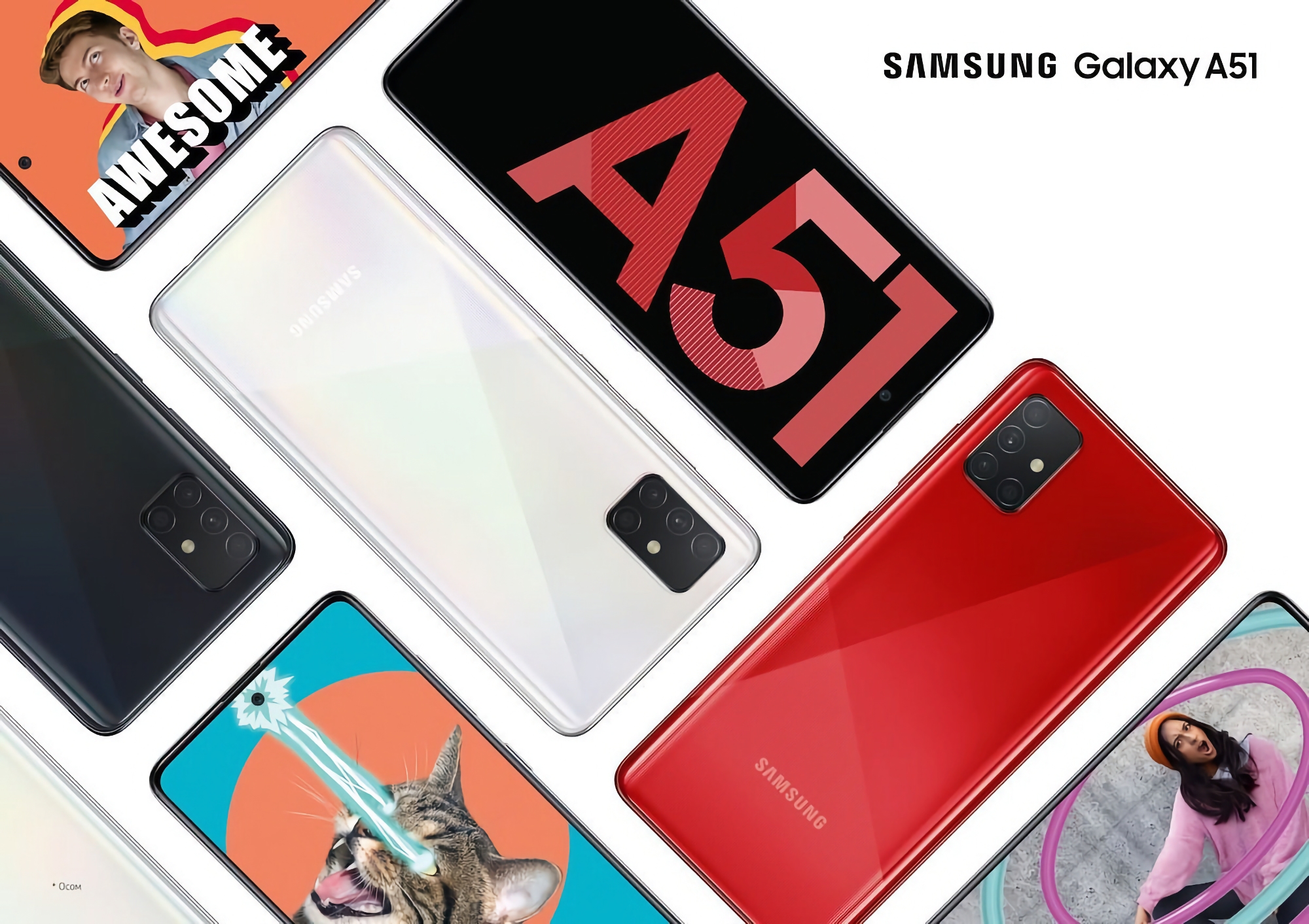 Samsung почала оновлювати Galaxy A51 до Android 13 з One UI 5.0 в Європі